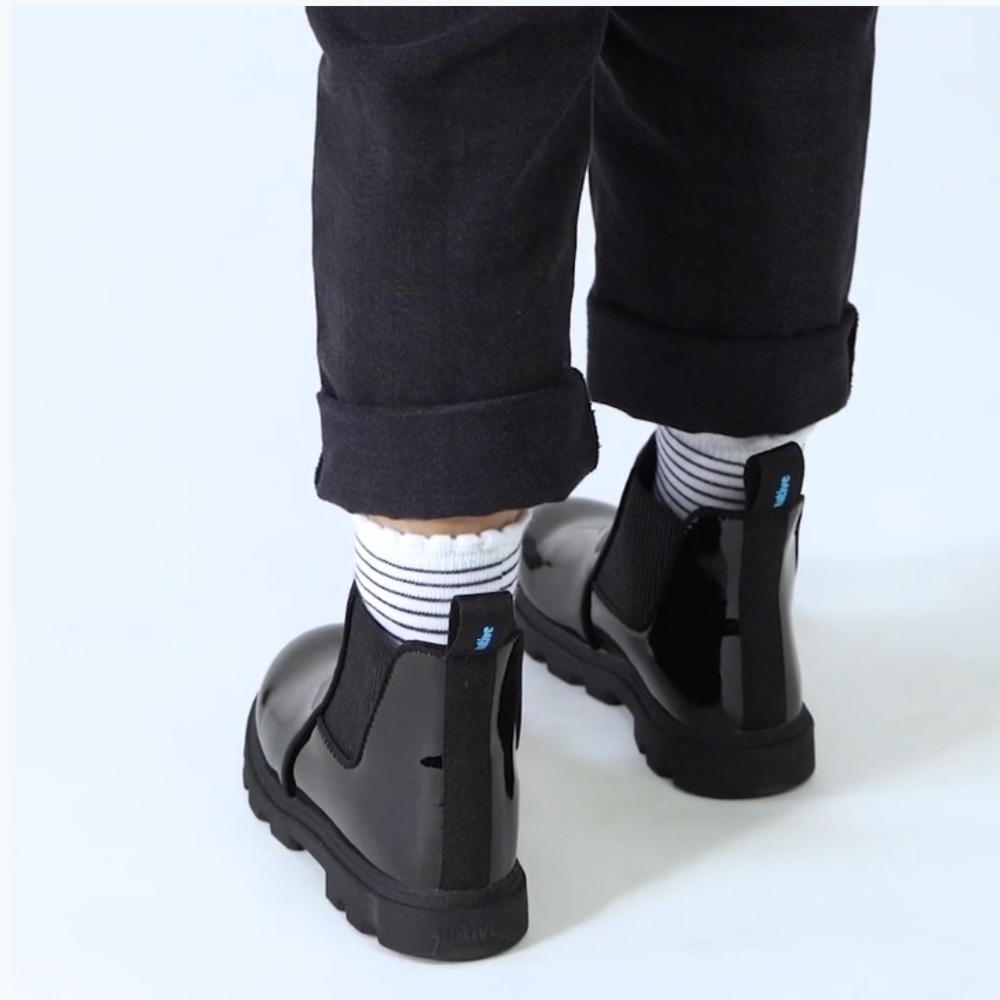 Native Toddler & Big Kid Kensington Gloss Boots black - Picture 3 of 11
